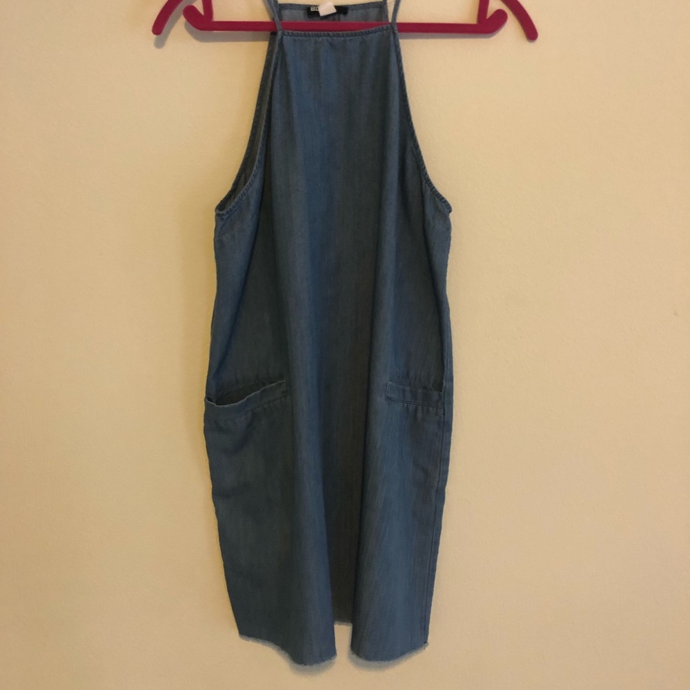 Urban Outfitters Jean dress- size L-with pockets